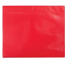 Poche Logistique Magnétique - Paysage - A4 - Rouge