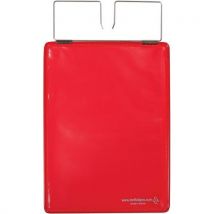 Poche Logistique Renforcée À Accrocher A5 - Portrait - Rouge
