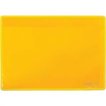 Poche Logistique Renforcée Magnétique - A4 - Paysage - Jaune