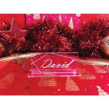 Marque-place De Table Acrylique - Rectangle