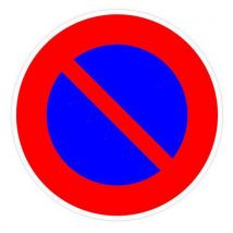 Panneau De Signalisation B6a1 Cl2 Stationnement Interdit