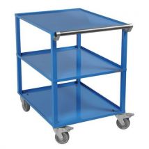 Desserte 572 X 733 X Ht 760 3 Plateaux Bleu 5012