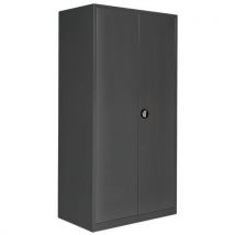 Armoire haute non équipée 1000x500x1950 Anthracite/Anthracite - Anjou Tolerie