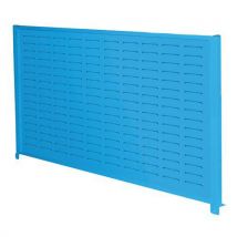 Panneau support bacs pour établi - Largeur 1750, Hauteur 900, Bleu 5012 - Anjou Tolerie