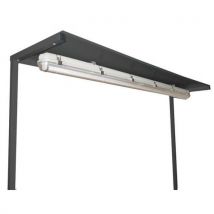 Réhausse support néon pour établi 1500 mm - Anthracite 7016 - Anjou Tolerie
