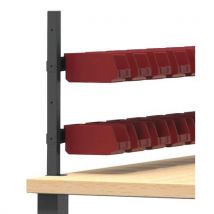 Rail Support Bac Pour Établi De 1500 Mm Anthrcaite 7016