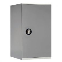 Armoire basse non équipée 500x580x1000 Gris clair/Gris clair - Anjou Tolerie