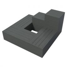 Pack Assise Modulable Cube 5 Modules - Gris