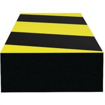 Pare-chocs Rectangle Large Pour Surface - Noir Et Jaune