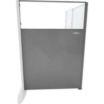 Cloison De Séparation Mi-tôlée/plexi 150 Cm Mdle D'angle