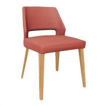 Chaise Lena C0110 Titan Groseille E24 Patins Feutre