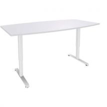 Table Tonneau Électrique L200xp100 Blanc/blanc