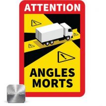 Panneau Danger Angles Morts Pour Camion - Aluminium