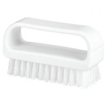 Brosse À Ongles 95 Mm Medium Blanc