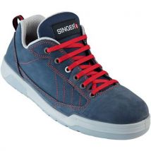 Basket De Protection S3 Nubuck De Couleur Bleu Pointure 47 - Unisexe