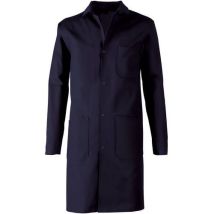 Blouse De Travail En Coton Pur De Couleur Marine De Taille S