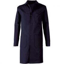 Blouse De Travail En Coton Pur De Couleur Marine De Taille Xxxl