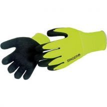 Gants De Manutention Sans Couture À Enduction Latex À Dos Aéré De Taille 10