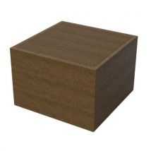Assise Modulable Cube 60 X 60 X 41 Cm - Marron