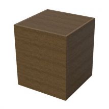 Assise Modulable Cube 60 X 60 X 69 Cm - Marron