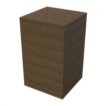 Assise Modulable Cube 60 X 60 X 97 Cm - Marron