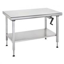 Table Centrale À Hauteur Réglable Ergonomix Avec Étagère 700x1200 Mm