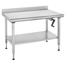 Table À Dosseret À Hauteur Réglable Ergonomix Avec Étagère 700x1600mm