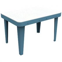 Table Basse La Mini Blanc/bleu Glacier