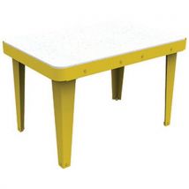 Table Basse La Mini Blanc/bouton D'or