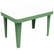 Table Basse La Mini Blanc/vert Olive