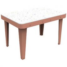 Table Basse La Mini Confettis /terracotta