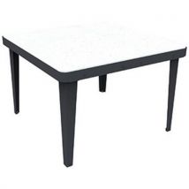 Table Basse La Carrée Blanc/gris Souris