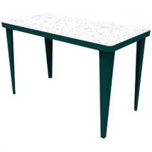 Table Le Bureau Confettis /bleu Paon