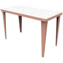 Table Le Bureau Confettis /terracotta
