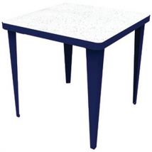 Table Réunion Ensemble Blanc/grand Bleu