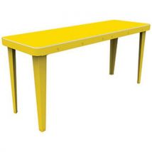 Lalala - Table basse Le Banc Confettis / Bouton d'Or - Rectangle 119.5cm - Multicolore & Jaune - Éco-responsable