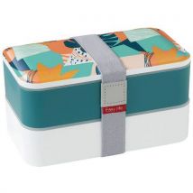 Boîte Repas 2 Compartiments Vert - Lunch Box - Easy Life