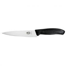 Couteau À Découper & Éminceur 15 Cm Noir - Victorinox
