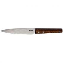 Beka - Couteau de cuisine Nomad 14 cm - Inox Gris/Jaune - Polyvalent et Durable