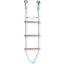 Echelle De Corde En Polypropylène Avec Barreaux En Bois H3m
