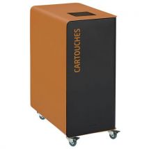 Borne De Tri 90l Cubatri Mobile Manganèse/marron