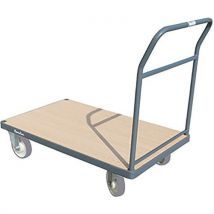 Chariot À Dossier Fixe 933x513 Mm - 500 Kg - Roues Pu