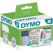 Dymo 1 Étiquette Adhésive Polyvalente Papier Blanc Labelwriter - Dymo