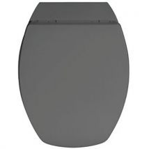 Abattant Toilette En Bois Compressé Laqué Gris Antharcite