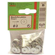 Rondelle Plate De Diamètre3