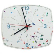 La Petite Horloge Confettis Chiffres Bleu Glacier