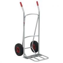 Diable Acier Double Pelle 200kg Roue Pneumatique Dlv