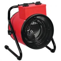 Radiateur Soufflant Industriel Ek3000 Round Rouge Vitesse 3