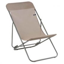 Lot De 2 Transats Helio Acier Largeur 56 Cm Chataigne Lafuma