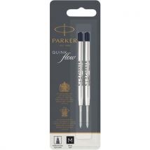 Recharge Stylo Bille Quinkflow Pointe Moyenne Noir Lot De 2